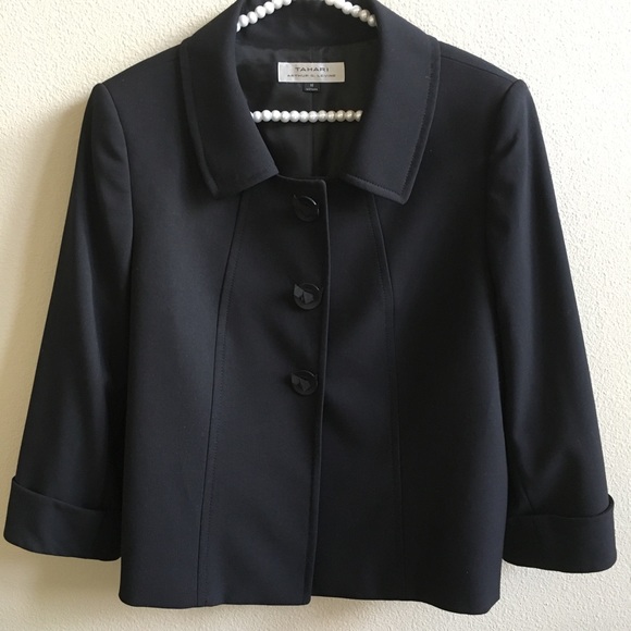 Tahari Jackets & Blazers - Tahari Arthur S. Levine Black Blazer